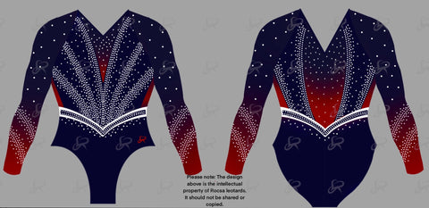 Edgbarrow female competition leotard